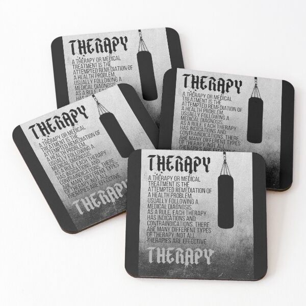 Item preview, Therapy boxing design designed and sold by luckyturtles.