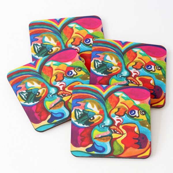 Item preview, Cosmic Swirl Lovers Kiss  designed and sold by sneakyswirls.
