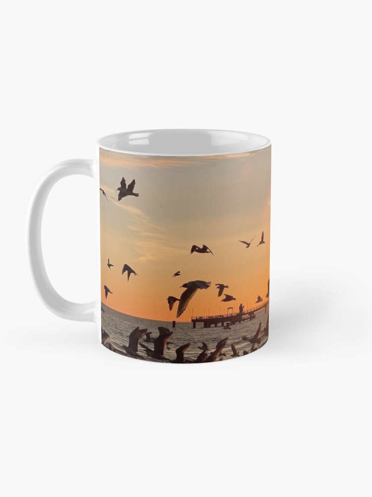 Alternative Ansicht von Vogel-Aufgang, Usedom Tasse