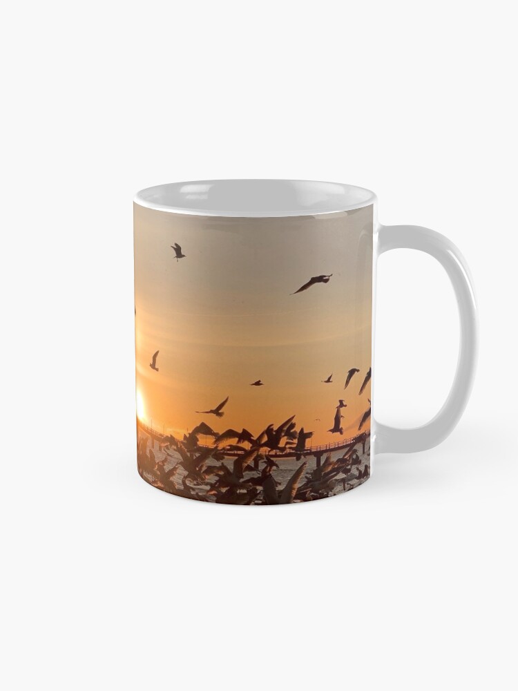 Alternative Ansicht von Vogel-Aufgang, Usedom Tasse