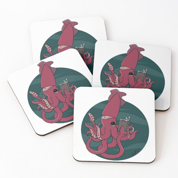 Item preview, Squid Reading A Book designed and sold by eelregularity.