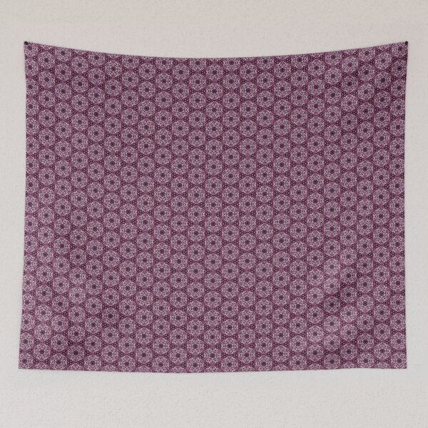 Item preview, Fuscia and pink floral geometric pattern #1 designed and sold by PatsIsland.