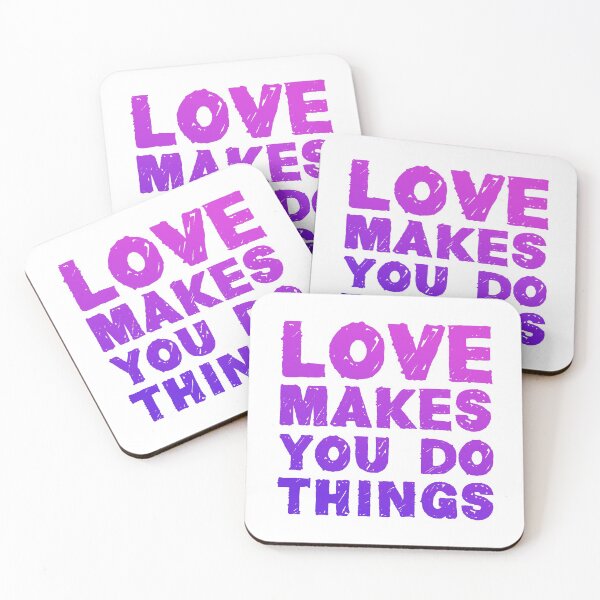Item preview, Love makes you do things - bright BG designed and sold by reIntegration.