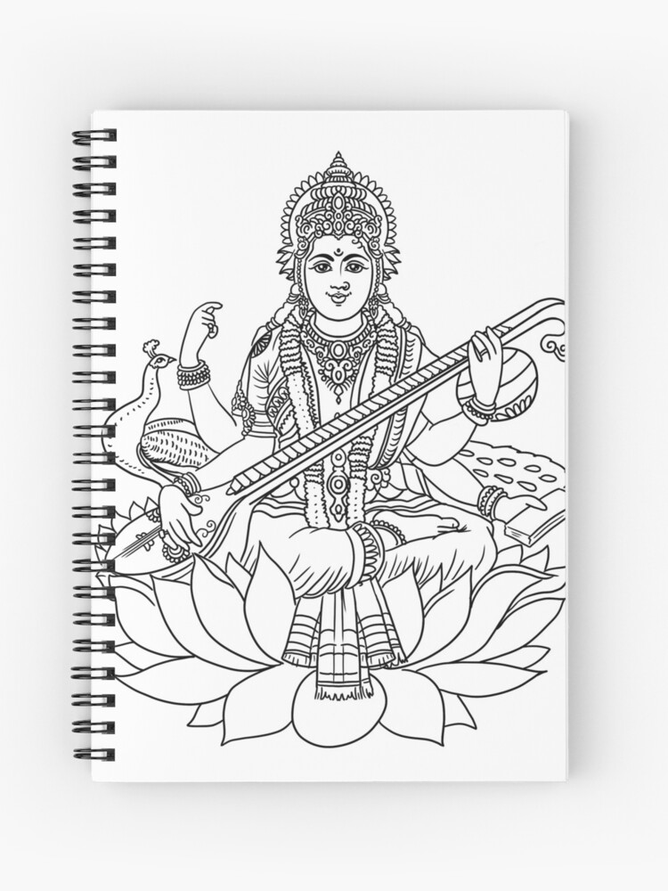 Hindu Goddess Drawing  Drawing Skill