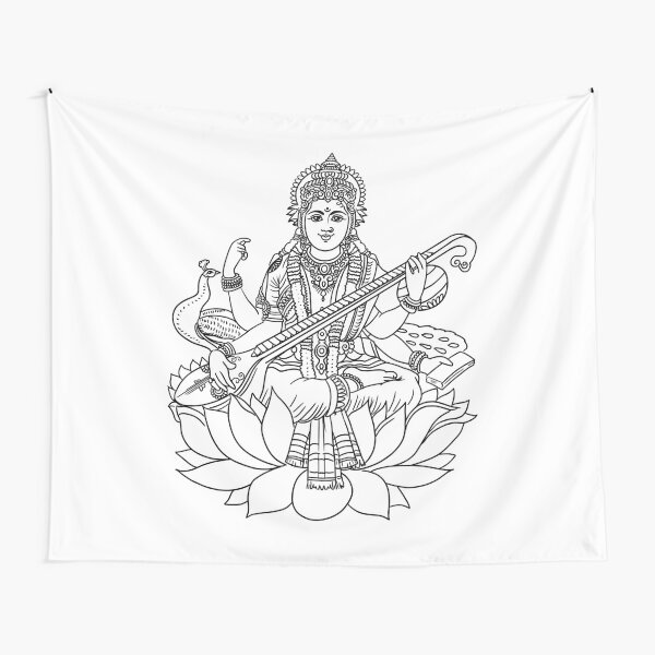 Goddess Saraswati Goddess of Knowledge, Music, Art, Wisdom and Nature  digital Download - Etsy