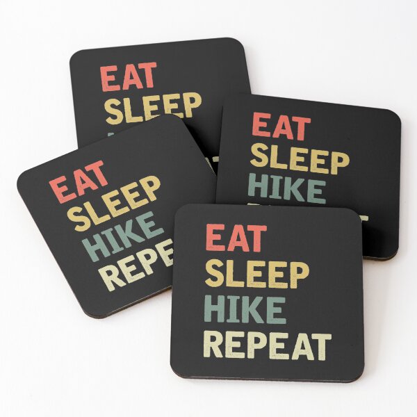 Item preview, Eat Sleep Hike Repeat-retro designed and sold by iskapa.