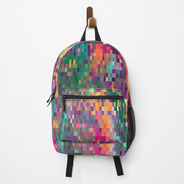 Item preview, Colorful Abstract Pixelated Pattern from Acrylic Pouring Technique Painting designed and sold by FluffySoap.