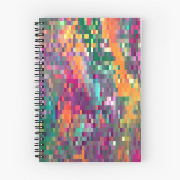 Item preview, Colorful Abstract Pixelated Pattern from Acrylic Pouring Technique Painting designed and sold by FluffySoap.