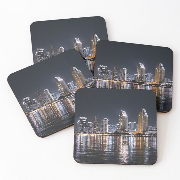 Item preview, San Diego Skyline at Night designed and sold by Robtography.