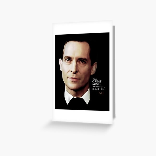 Item preview, Sherlock Holmes Jeremy Brett - To a Great Mind, Nothing is Little designed and sold by imageren.