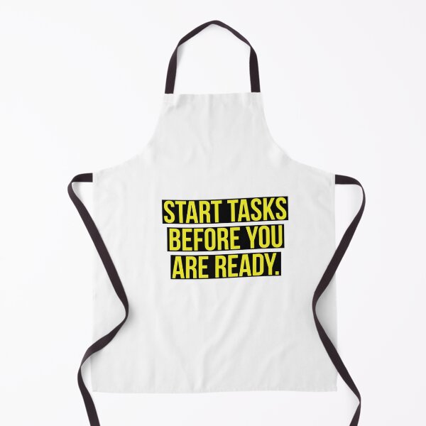 Item preview, Start tasks before you are ready. Simple design. designed and sold by Andrew Hopgood.