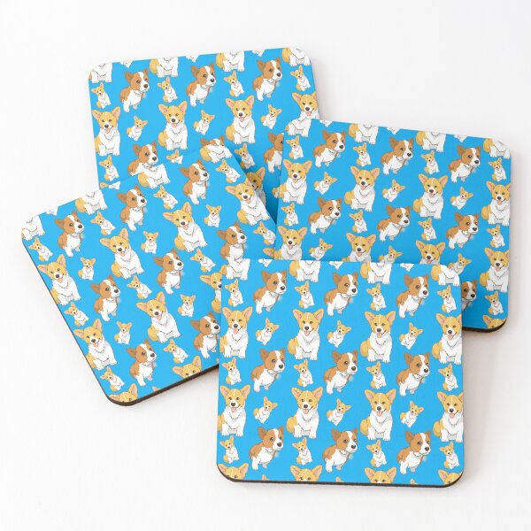 Item preview, Cute corgi seamless pattern.  designed and sold by docferds.