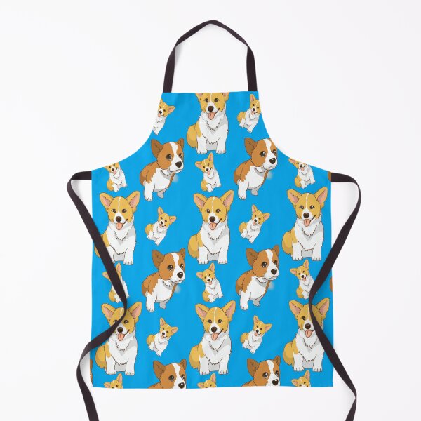 Item preview, Cute corgi seamless pattern. designed and sold by docferds.
