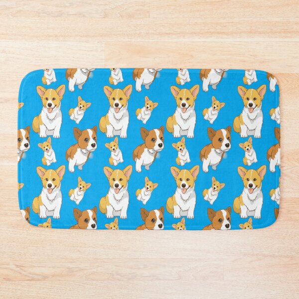 Item preview, Cute corgi seamless pattern.  designed and sold by docferds.