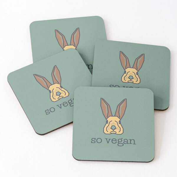 Item preview, So Vegan Brown Logo Bunny Head designed and sold by Pankas.