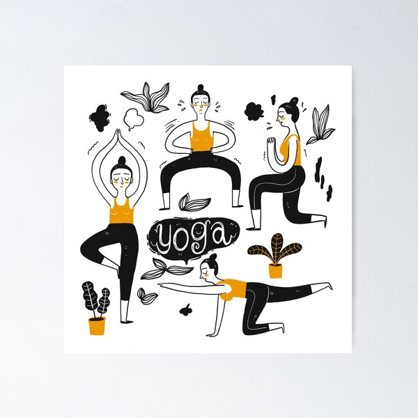 Item preview, Yoga poses designed and sold by SportsT-Shirts.
