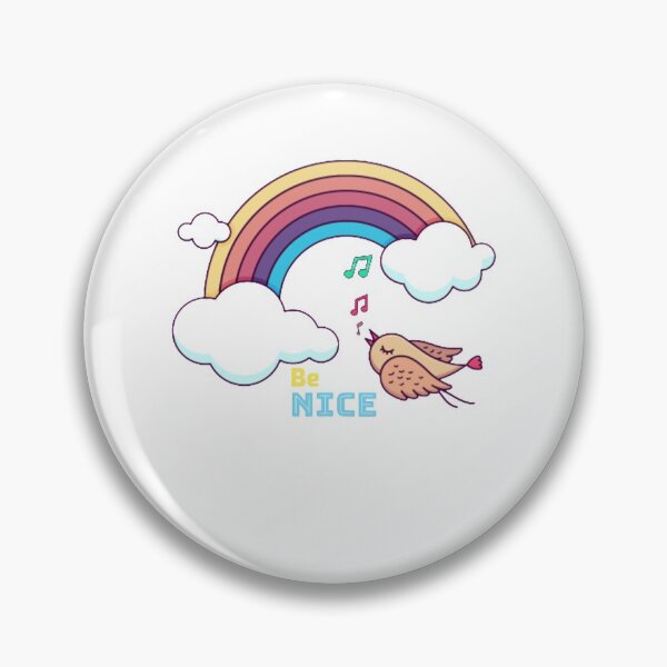 Item preview, Rainbow and bird sing(be nice )  designed and sold by cloud's  store.