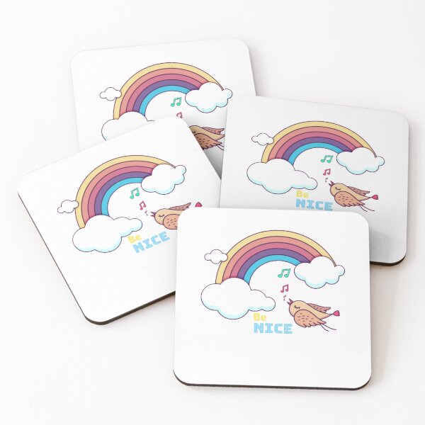Item preview, Rainbow and bird sing(be nice )  designed and sold by cloud's  store.