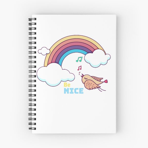 Item preview, Rainbow and bird sing(be nice )  designed and sold by cloud's  store.