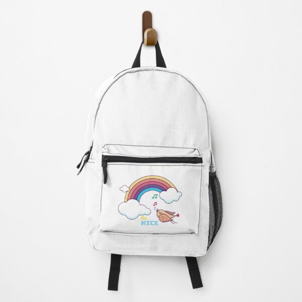 Item preview, Rainbow and bird sing(be nice ) designed and sold by cloud's store.