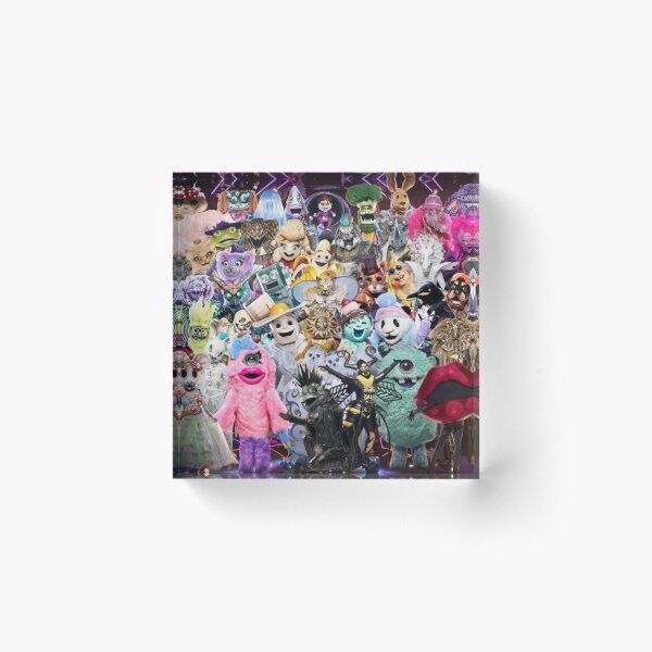 The Masked Singer US Every Characters Acrylic Block