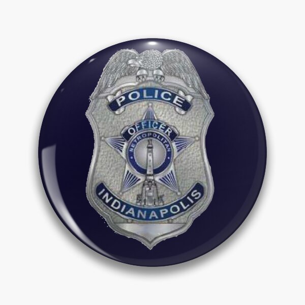 Item preview, Indianapolis Indiana Police Officer Badge designed and sold by Lawrence Baird.