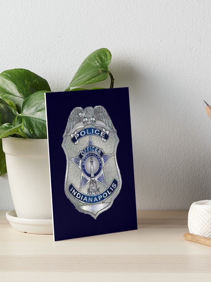 キャプテン警察バッジ インディアナポリス Indianapolis Indiana Police Officer Badge