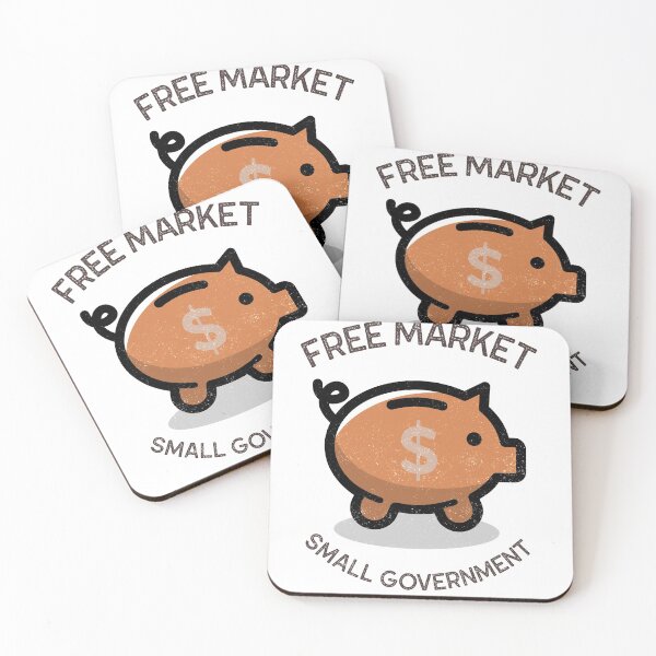 Item preview, Free Market Small Government designed and sold by Poly-Sci-Store.
