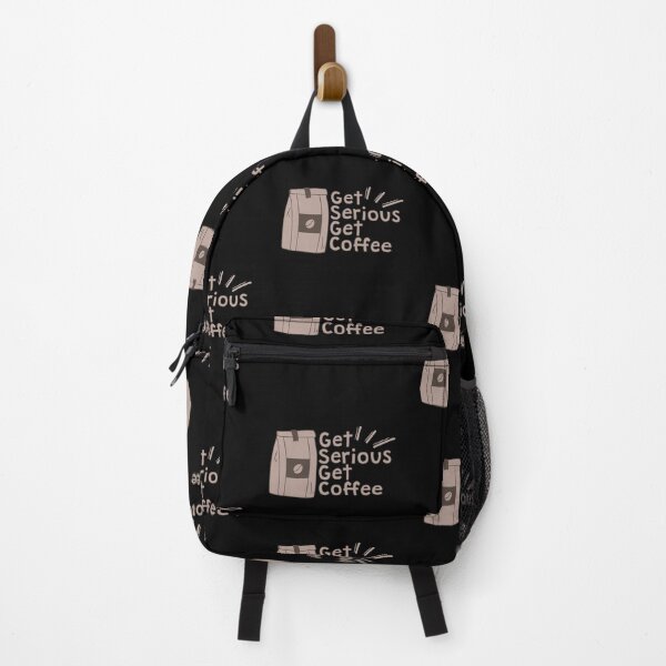Item preview, Get Serious Get Coffee designed and sold by TheFlipRepublic.