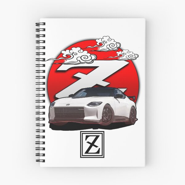 Item preview, nissan 400z red circle sun and text design white designed and sold by Jdm-Knights.