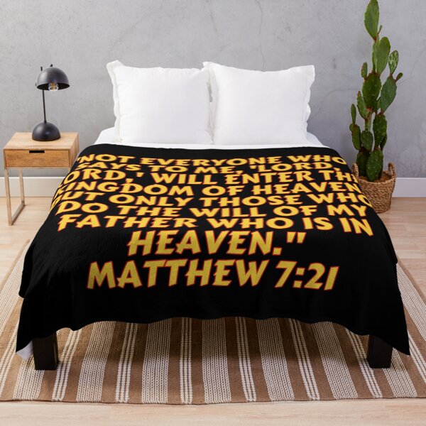Item preview, Bible Verse Matthew 7:21 designed and sold by Prayingwarrior.