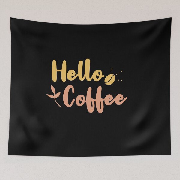 Item preview, Hello Coffee designed and sold by TheFlipRepublic.