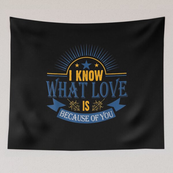 Item preview, I Know What Love Is Because Of You  designed and sold by sariyahharry.