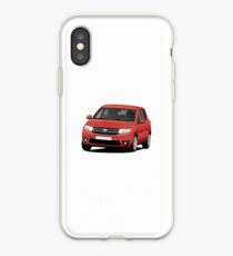 Dacia Sandero - illustration - red iPhone Case