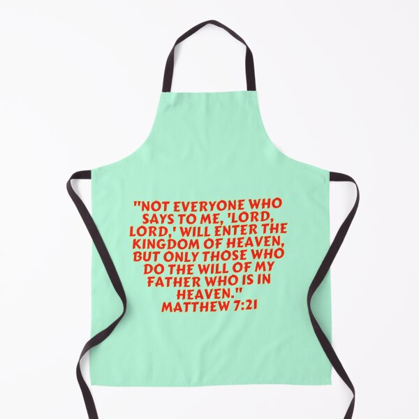 Item preview, Bible Verse Matthew 7:21 designed and sold by Prayingwarrior.