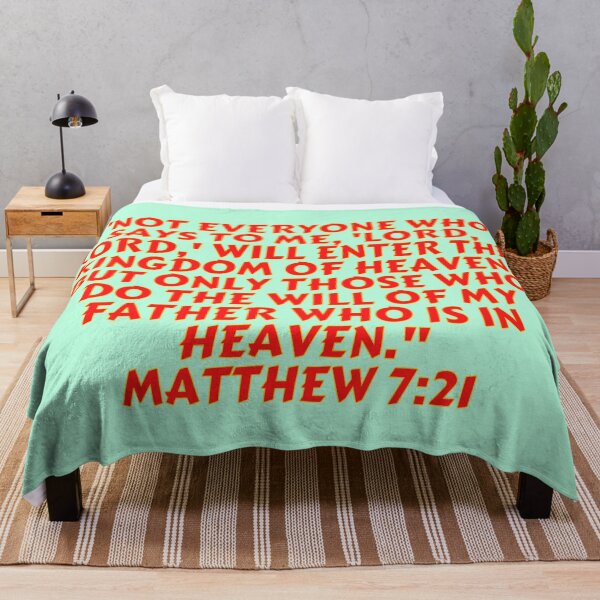 Item preview, Bible Verse Matthew 7:21 designed and sold by Prayingwarrior.