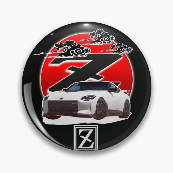 Item preview, nissan 400z red circle sun and text design black designed and sold by Jdm-Knights.