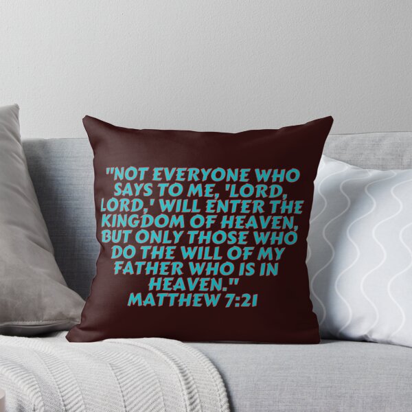 Item preview, Bible Verse Matthew 7:21 designed and sold by Prayingwarrior.