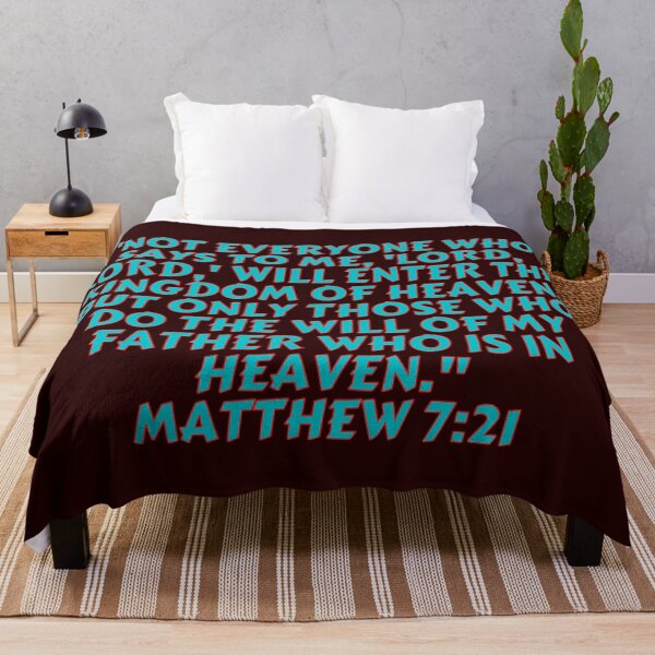 Item preview, Bible Verse Matthew 7:21 designed and sold by Prayingwarrior.