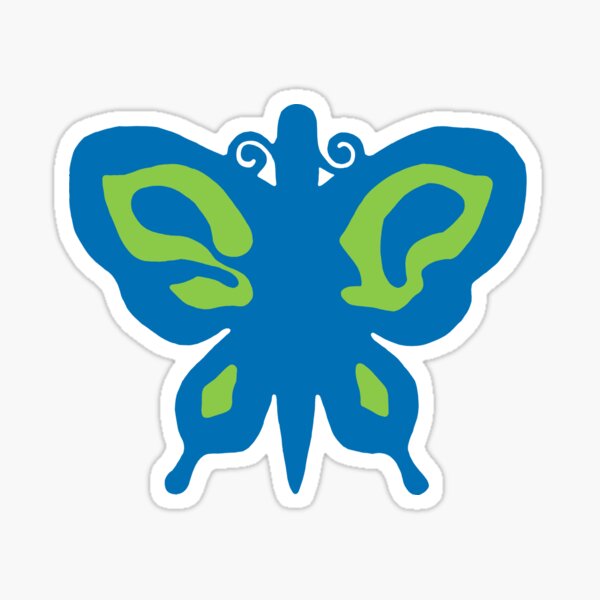 "Jojo Butterfly Logo" Sticker for Sale by misssmaya Redbubble