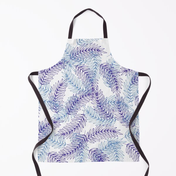 Item preview, Blue leaves pattern designed and sold by MJSemedo.
