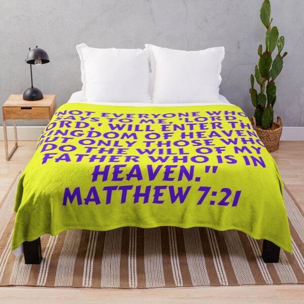 Item preview, Bible Verse Matthew 7:21 designed and sold by Prayingwarrior.
