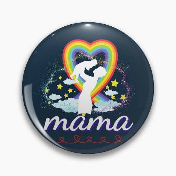 Item preview, mama love baby rainbow shirt,cute gift for mom  designed and sold by Amirebdesign.