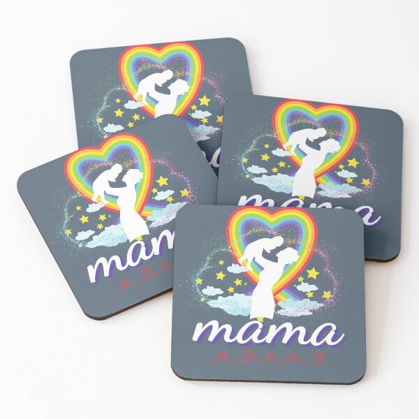 Item preview, mama love baby rainbow shirt,cute gift for mom  designed and sold by Amirebdesign.