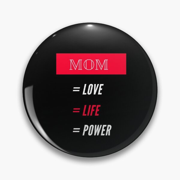 Aperçu de l'œuvre Fête des mères - Maman = amour = vie = pouvoir créée et vendue par MMCore.