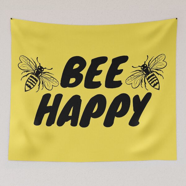 Item preview, Let it bee happy, and enjoy life - Yellow designed and sold by Schuva.
