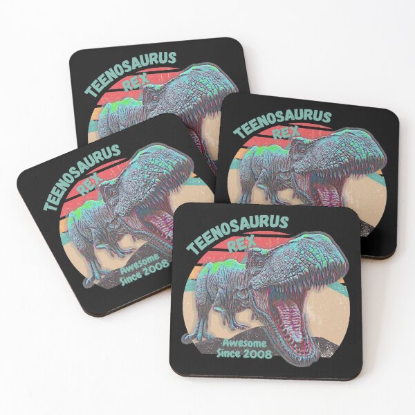 Item preview, TeenOSaurus - Awesome Since 2008 - Gift for New Teen designed and sold by ittybittyowl.