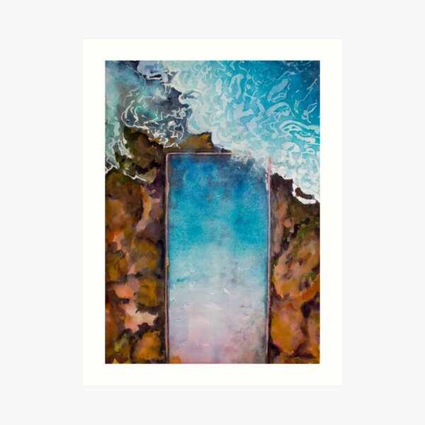 Cronulla Rock Pool Art Print