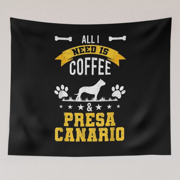 Item preview, I Need Coffee And Presa Canario Dog Lover  designed and sold by sariyahharry.