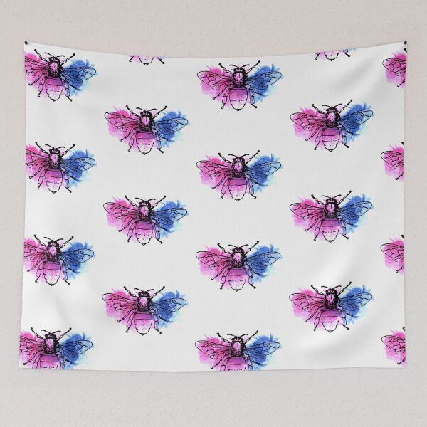Item preview, Subtle Bi Flag Bee designed and sold by -Gedwolcraeft-.